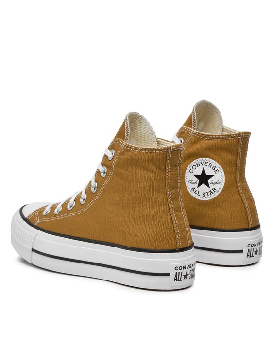 Converse Tenisice Converse Chuck Taylor All Star Lift Platform HI A07210C Smeđa