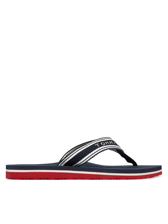 Tommy Hilfiger Japanke Tommy Hilfiger Th Webbing Summer Sandal FW0FW09193 Tamnoplava
