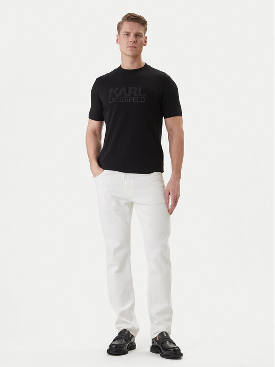 KARL LAGERFELD KARL LAGERFELD Camiseta 755035 562221 Negro Regular Fit