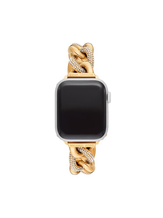 Michael Kors Wymienny pasek do zegarka Apple Watch Michael Kors MKS8059E Złoty