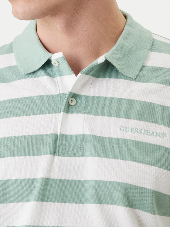 Guess Jeans Guess Jeans Поло M6GP00 KCOT1 Зелений Regular Fit