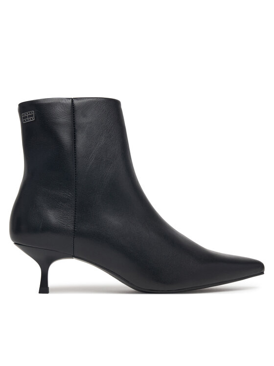 Tommy Jeans Bokacsizma Tommy Jeans Tjw Pointed Kitten Heel Boots EN0EN03172 Fekete
