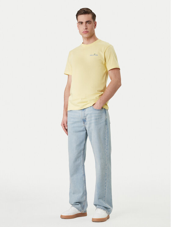 Guess Jeans Guess Jeans Camiseta M6GIC0 K8HM0 Amarillo Regular Fit