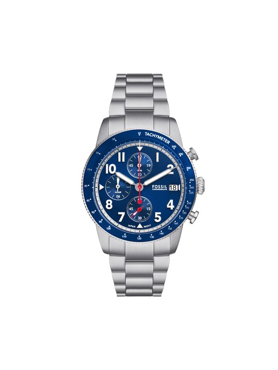 Fossil Годинник Fossil Sport Tourer FS6047 Срібний