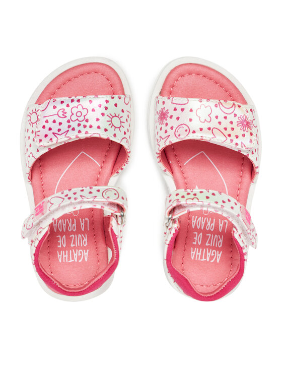 Agatha Ruiz de la Prada Босоніжки Agatha Ruiz de la Prada 252926 Білий