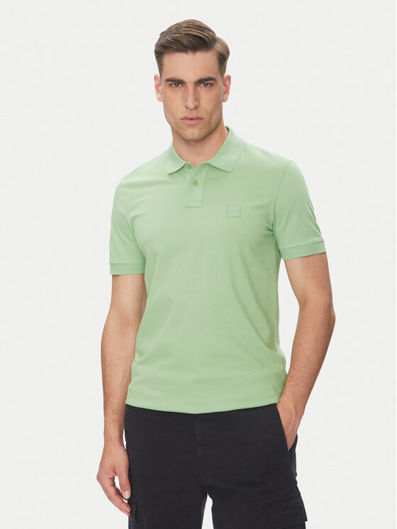 BOSS BOSS Поло Passenger 50507803 Зелений Slim Fit