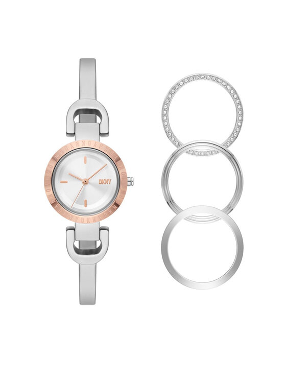 Ceas DKNY City Link NY6640SET Argintiu