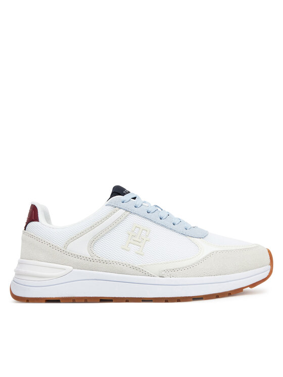Tommy Hilfiger Sportcipők Tommy Hilfiger Casual Fashion Runner Mix FW0FW08324 Fehér