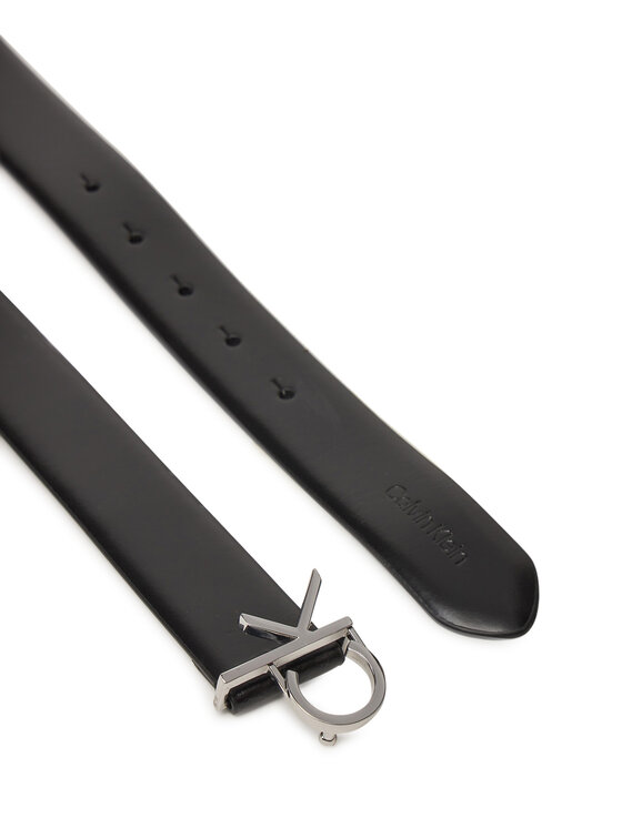 Calvin Klein Moteriškas Diržas Calvin Klein Ck Buckle Belt 3.0_Smooth K60K613156 Juoda