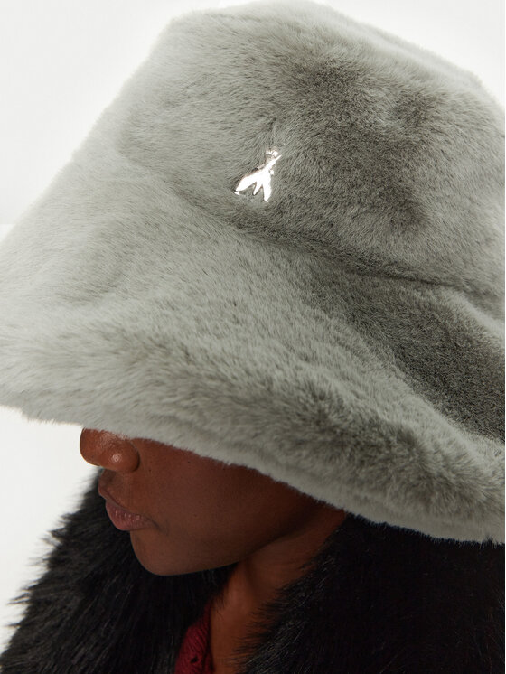 Patrizia Pepe Klobouk Patrizia Pepe Bucket 2F0073/E5T7-S689 Šedá