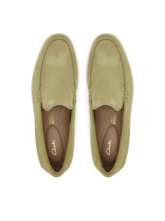 Clarks Mokasyny Clarks Torford Easy 26180893 Zielony