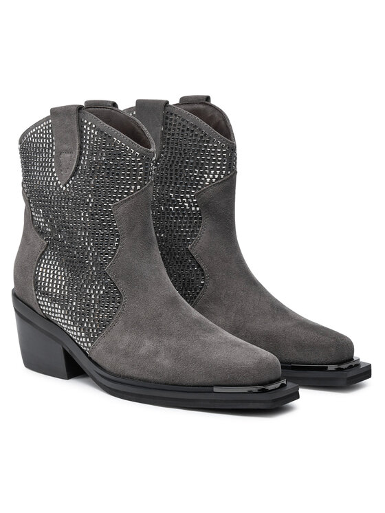 Alma En Pena Kovbojské topánky Alma En Pena I240712 Sivá