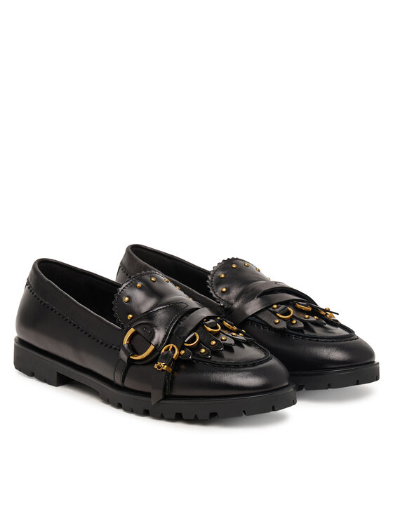 PINKO Loafersy PINKO Nora 08 SD0681P185 Czarny