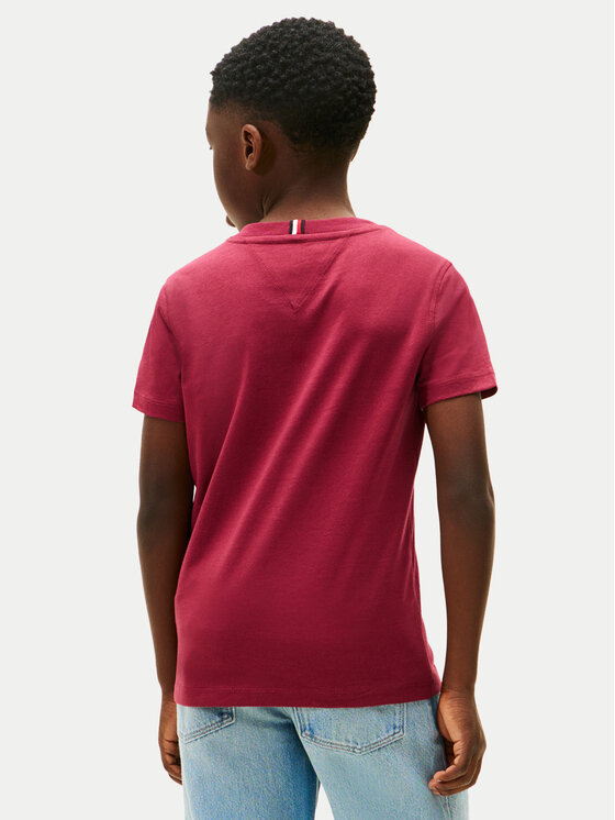 Tommy Hilfiger Tommy Hilfiger Camiseta Monotype Print KB0KB10051 Rojo Regular Fit