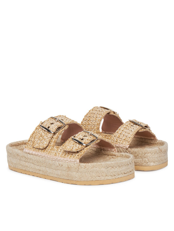 LOVE MOSCHINO Еспадрильї LOVE MOSCHINO JA28393G0MJQ0107 Бежевий