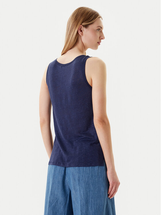 United Colors Of Benetton United Colors Of Benetton Top 37UJE8398 Mornarsko modra Regular Fit