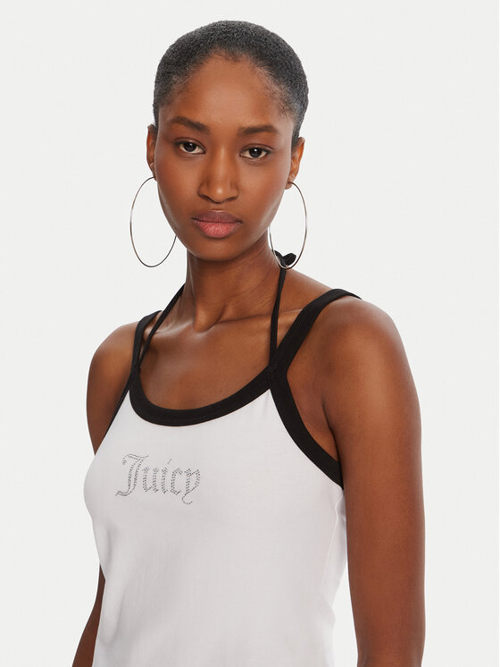 Juicy Couture Juicy Couture Top Amira JCWCT225302 Blanco Slim Fit