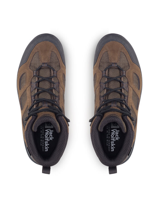 Jack Wolfskin Turistiniai batai Jack Wolfskin Vojo 3 Texapore Mid M 4042462 Ruda