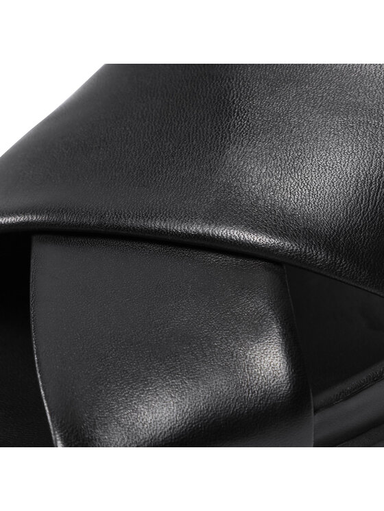 Clarks Шльопанці Clarks Sunder Cross 261479787 Чорний