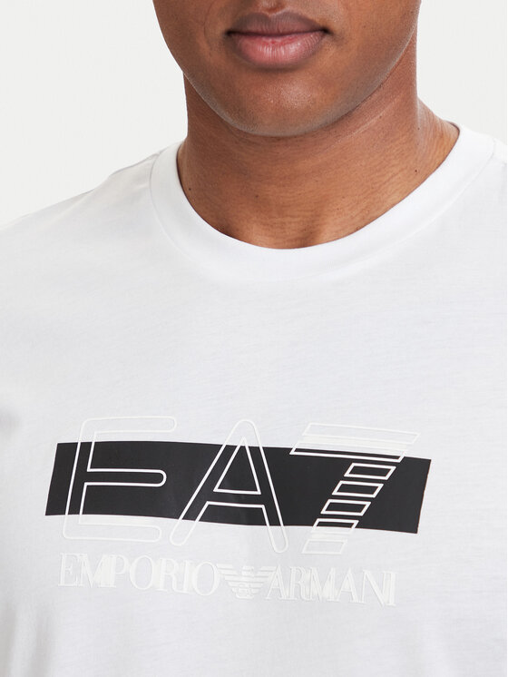 EA7 Emporio Armani EA7 Emporio Armani Camiseta 7M002415 AF10375 M0003 Blanco Regular Fit