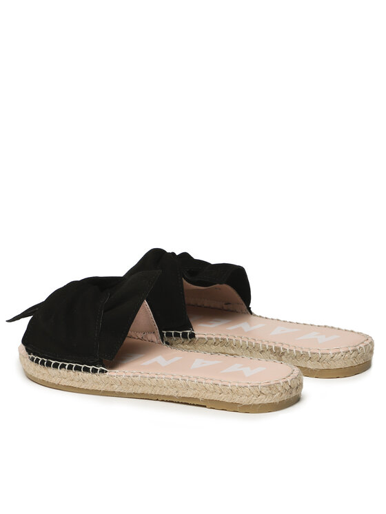 Manebi Еспадрильї Manebi Sandals With Knot K 1.0 JK Чорний