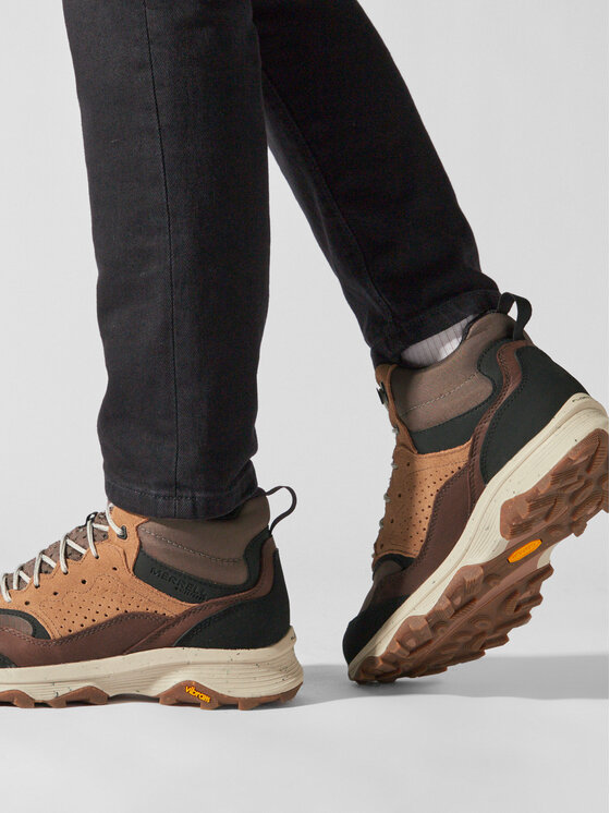 Merrell Trekingová obuv Merrell Speed Solo Mid Wp J004533 Hnedá