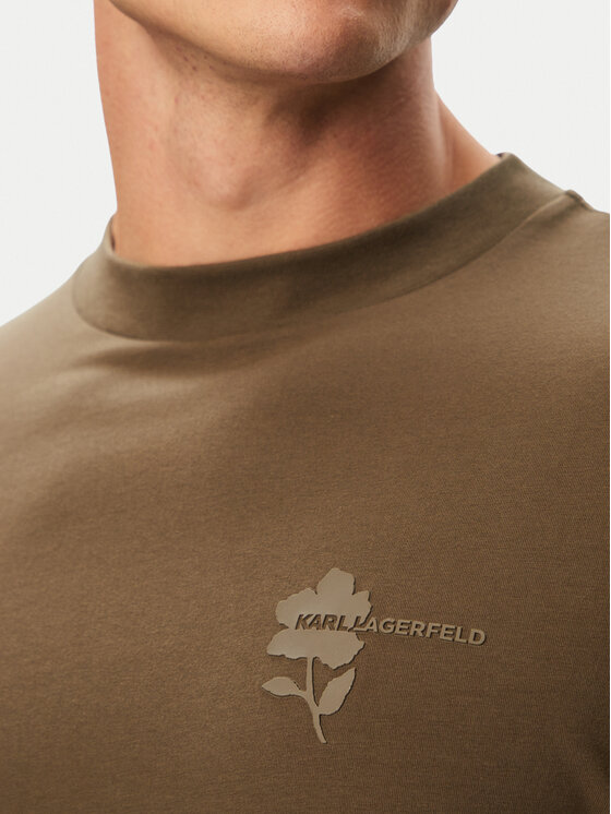 KARL LAGERFELD KARL LAGERFELD Camiseta 755041 563221 Marrón Regular Fit