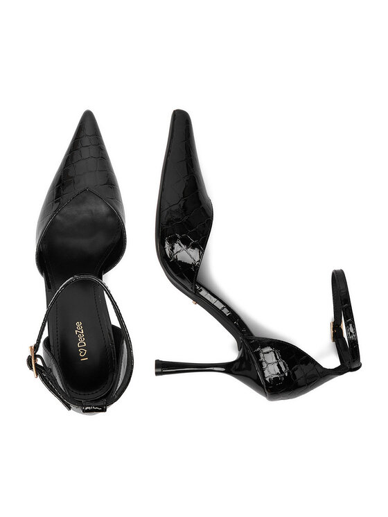 DeeZee Туфлі на шпильці DeeZee CEO-LS6049-10 Чорний