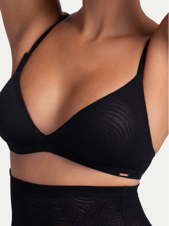 Dorina Dorina Reggiseno Bralette Marble FXBR0032ME027 Nero