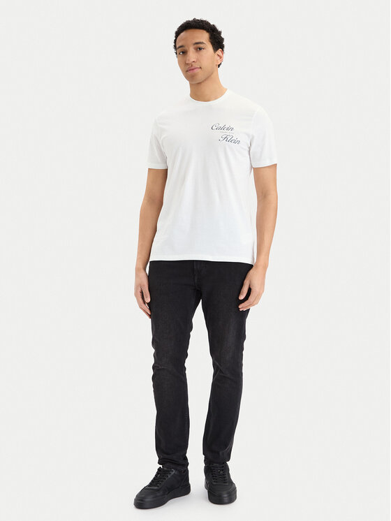 Calvin Klein Jeans Calvin Klein Jeans Camiseta SS 30s EU LV04RG804G Blanco Regular Fit