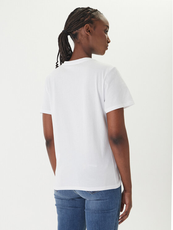 Liu Jo Liu Jo Camiseta WA6237 JS923 Blanco Regular Fit