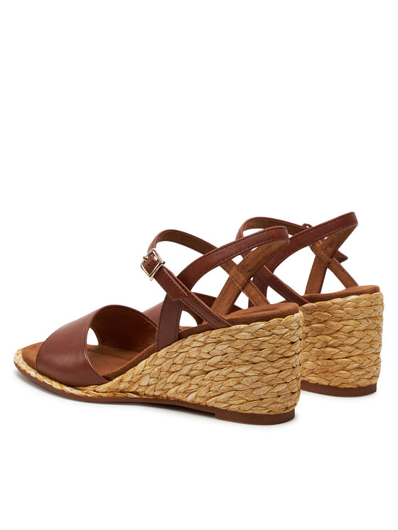 Caprice Espadrilky Caprice 9-28307-42 Hnedá