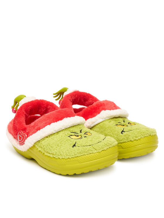 Crocs Şlapi Crocs Classic Lined Clog 211688 Verde