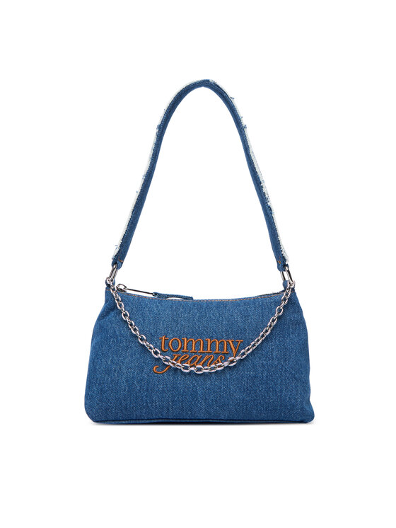 Tommy Jeans Soma Tommy Jeans Tjw Cool Denim Shoulder Bag AW0AW18575 Zils