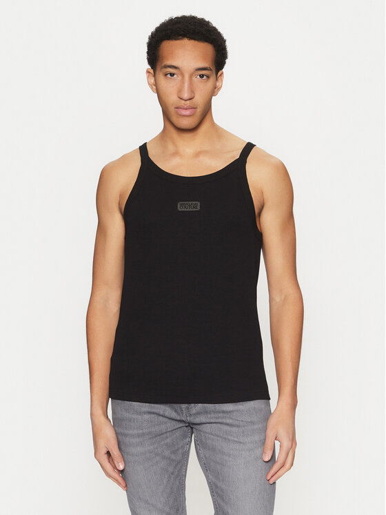 Versace Jeans Couture Versace Jeans Couture Футболка 78GAH614 Чорний Regular Fit