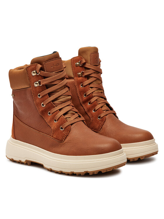 Geox Outdoorová obuv Geox Lamidie ABX B D46XMB 0FV22 C6001 Hnedá