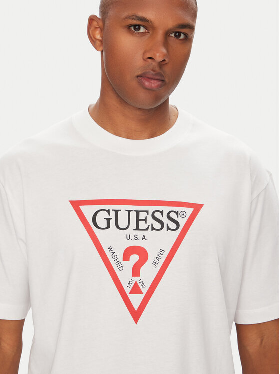 Guess Jeans Guess Jeans Футболка M4YI45 K8FQ4 Білий Oversize