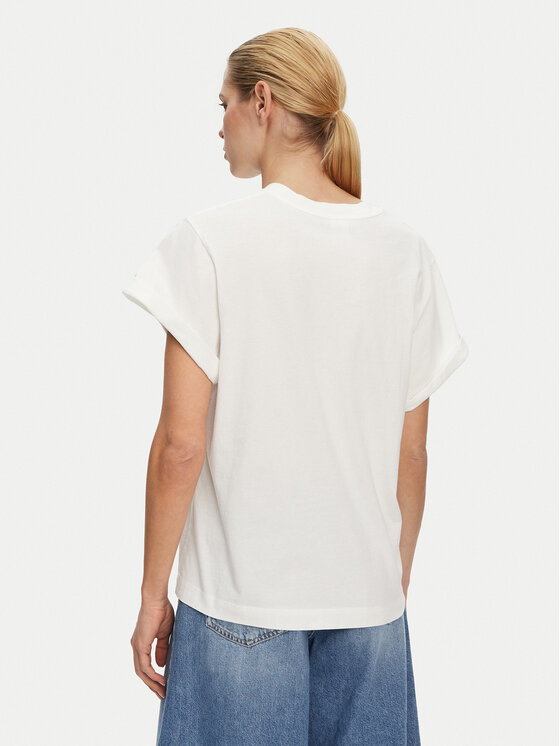 PINKO PINKO Marškinėliai Torcetti 104605 A2D1 Balta Regular Fit