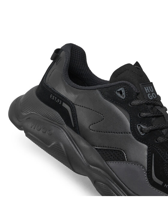 HUGO Sneakersy Hugo Leon Runn Enme 50517122 Černá