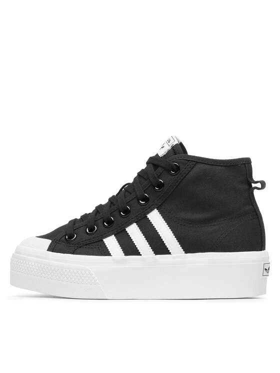 adidas Zapatillas adidas Nizza Platform Mid W FY2783 Negro