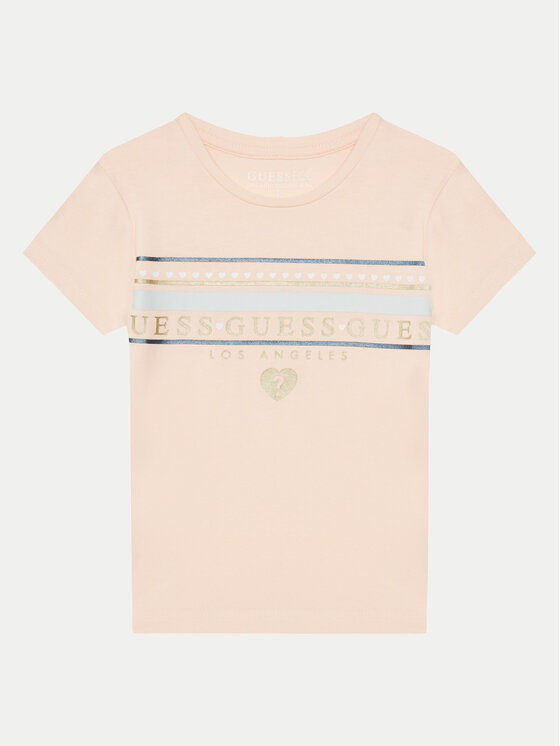 Guess Guess T-shirt K5GI00 K6YW4 Rosa Regular Fit