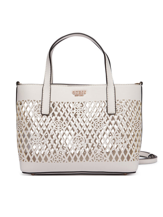 Guess Τσάντα Guess Letty Mini HWPG99 11750 Λευκό