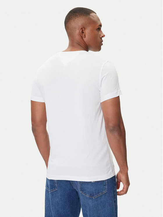 Tommy Jeans Tommy Jeans Camiseta DM0DM04410 Blanco Regular Fit