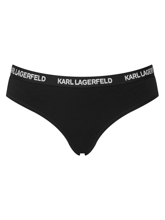 KARL LAGERFELD KARL LAGERFELD Conjunto de tangas B1W47031 Negro