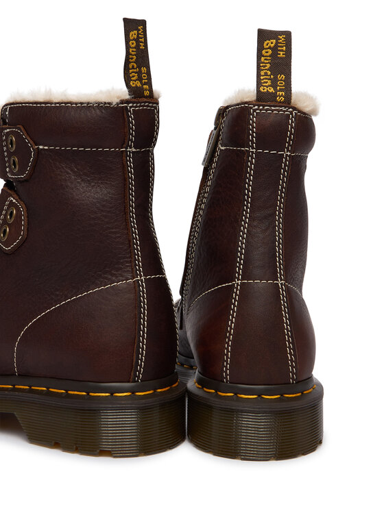 Dr. Martens Черевики Dr. Martens 1460 Lace To Toe Fur Lined DM41417200 Коричневий