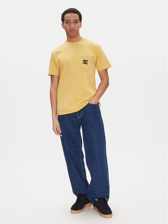 DC Shoes DC Shoes Majica ADYZT05377 Rumena Heritage Fit