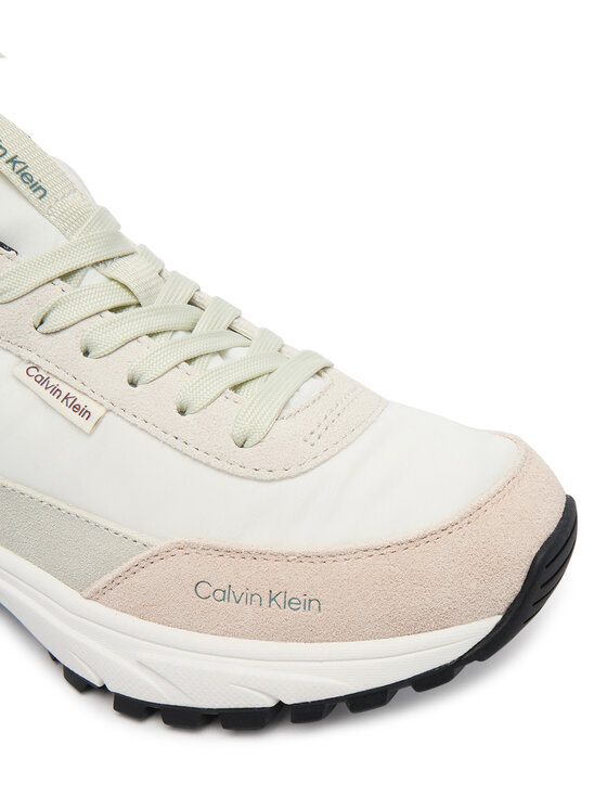 Calvin Klein Sneakers Calvin Klein Hike Runner Nylon Mix HW0HW03279 Bianco