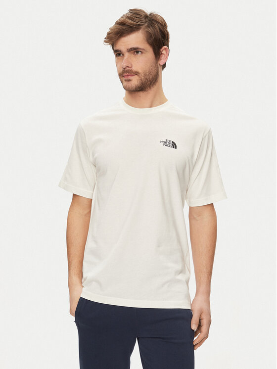 The North Face The North Face Póló NF0A880R Ekru Regular Fit