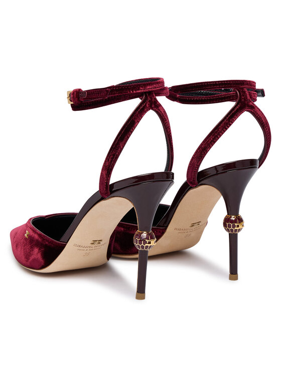 Elisabetta Franchi Туфлі на шпильці Elisabetta Franchi SA-74L-57E2-EA4 Бордовий