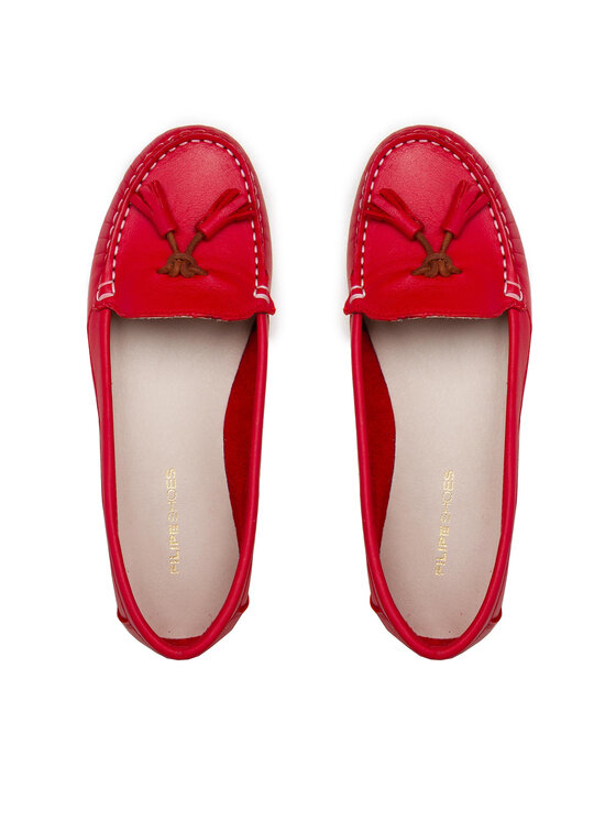 Filipe Mokasīni Filipe 8339 Sarkans